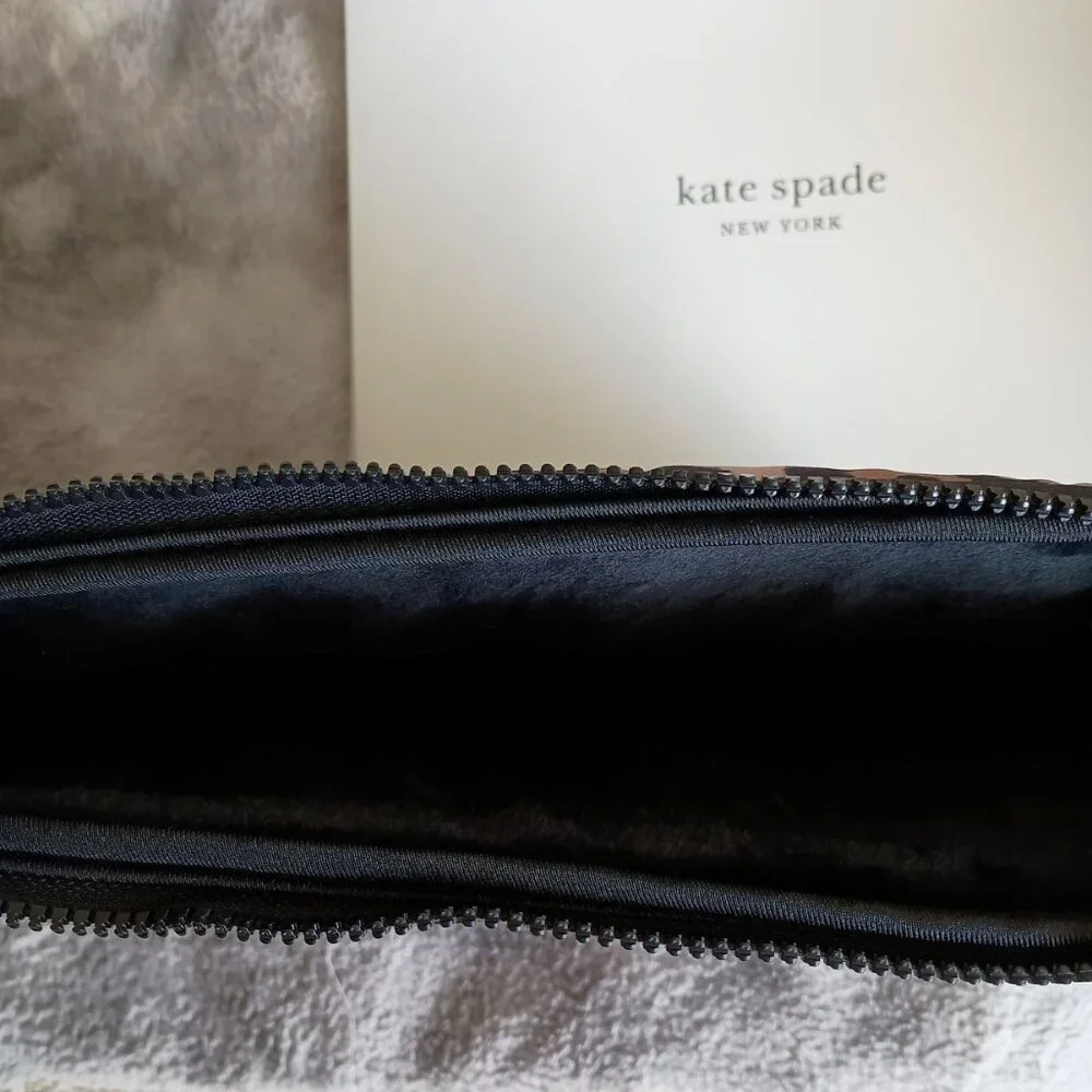 NWT Kate Spade classic leopard puffer sleeve for up to 14” laptop